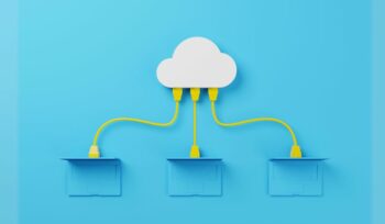 Cloud Storage Graphic Cubit Technology
