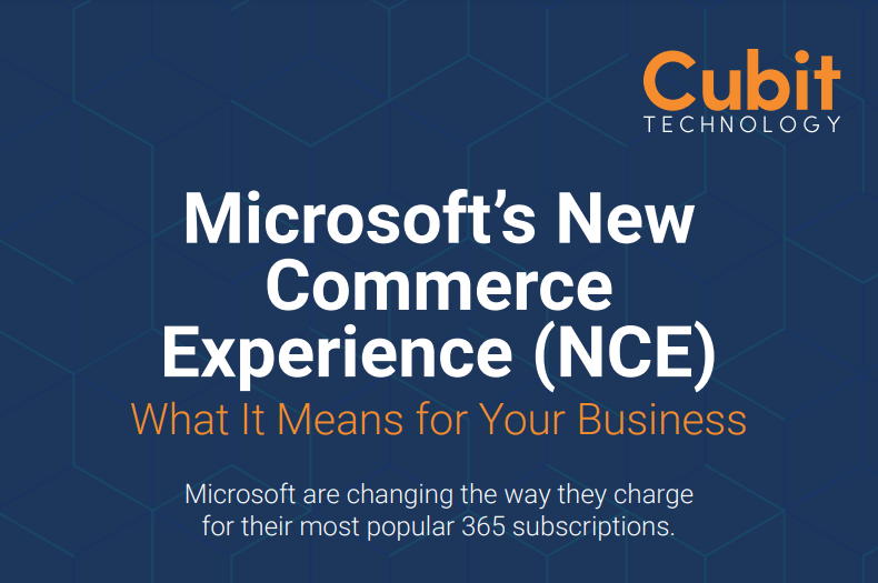 Microsoft NCE New commerce experience it cubit support
