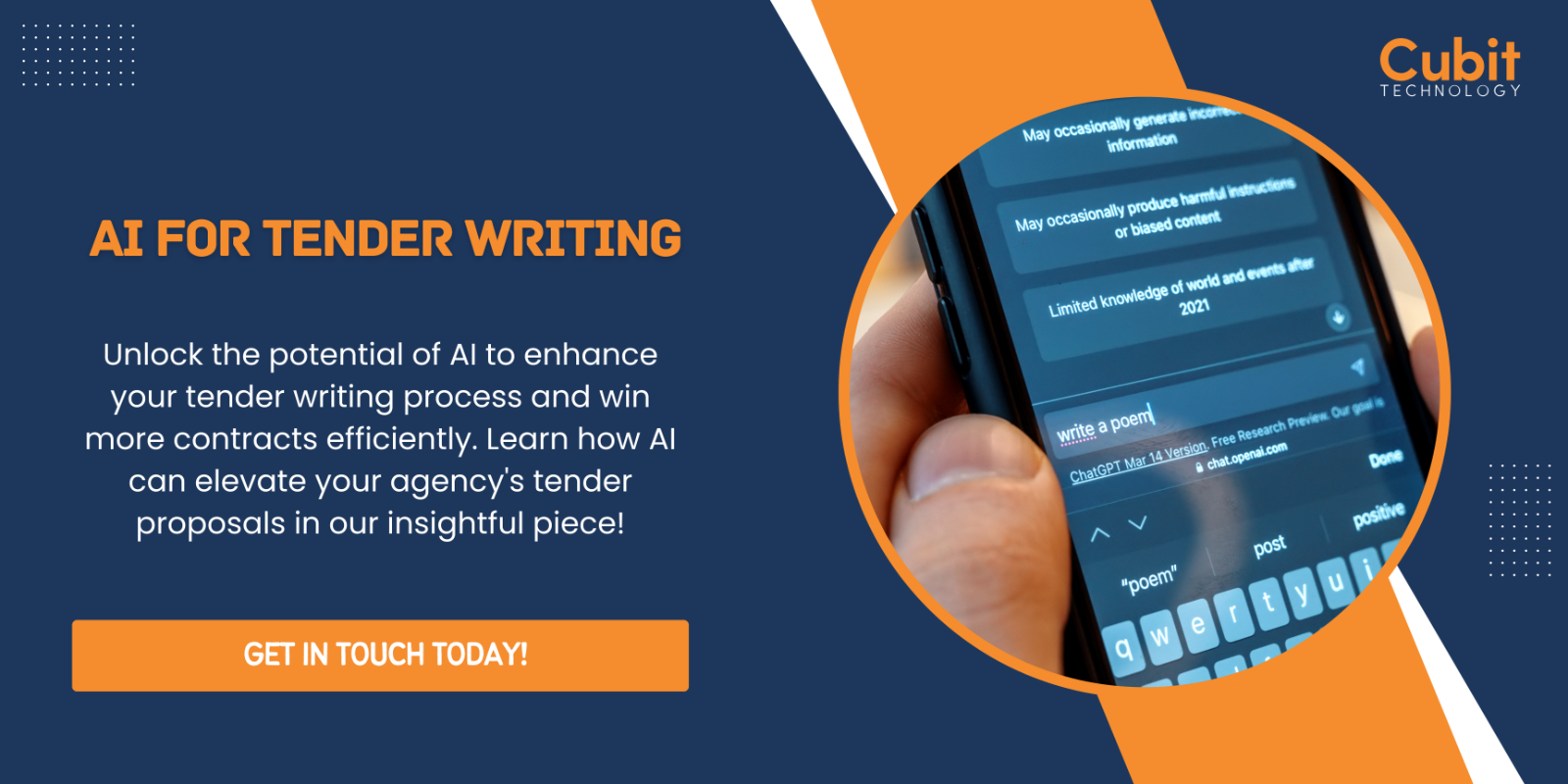 AI for Tender Writing - Cubit Tech
