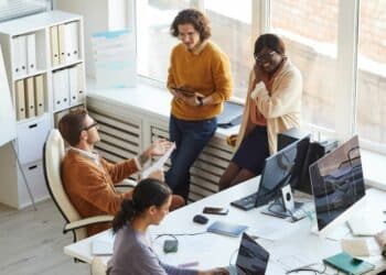 Cubit Agency IT Team Communicating