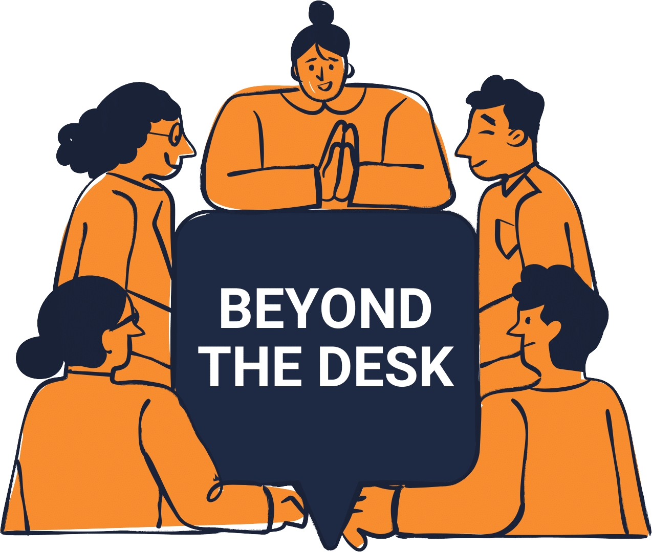 Beyond the Desk Illustration